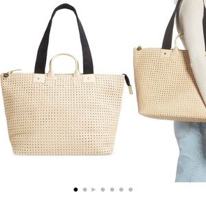 Clare V Le Zip Leather Tote